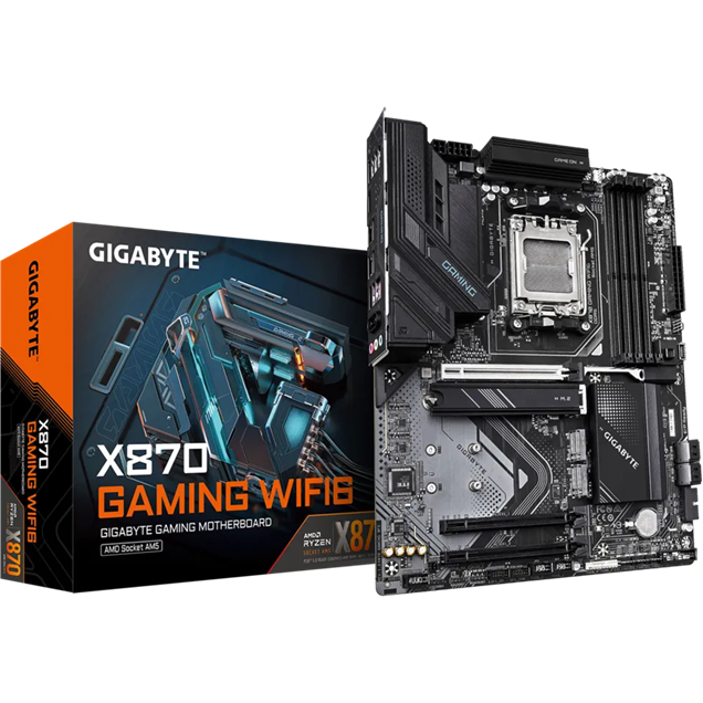 Gigabyte X870 GAMING WIFI6 ATX Motherboard for AMD AM5 CPUs